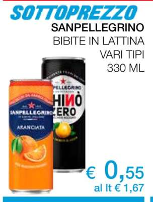 SANPELLEGRINO BIBITE IN LATTINA