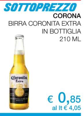 CORONA BIRRA CORONITA EXTRA