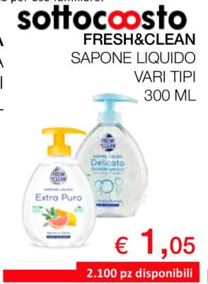 FRESH&CLEAN SAPONE LIQUIDO