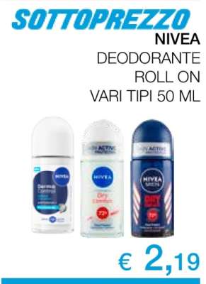 NIVEA DEODORANTE ROLL ON