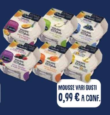 Mousse vari gusti