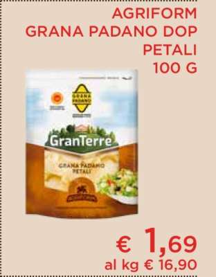 AGRIFORM GRANA PADANO DOP PETALI 100 G