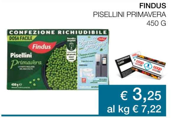 FINDUS Pisellini Primavera 450 g