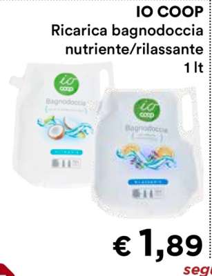 IO COOP Ricarica bagnodoccia nutriente/rilassante