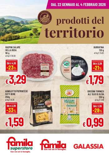 Volantino Famila - 22/1/2026 - 4/2/2026.