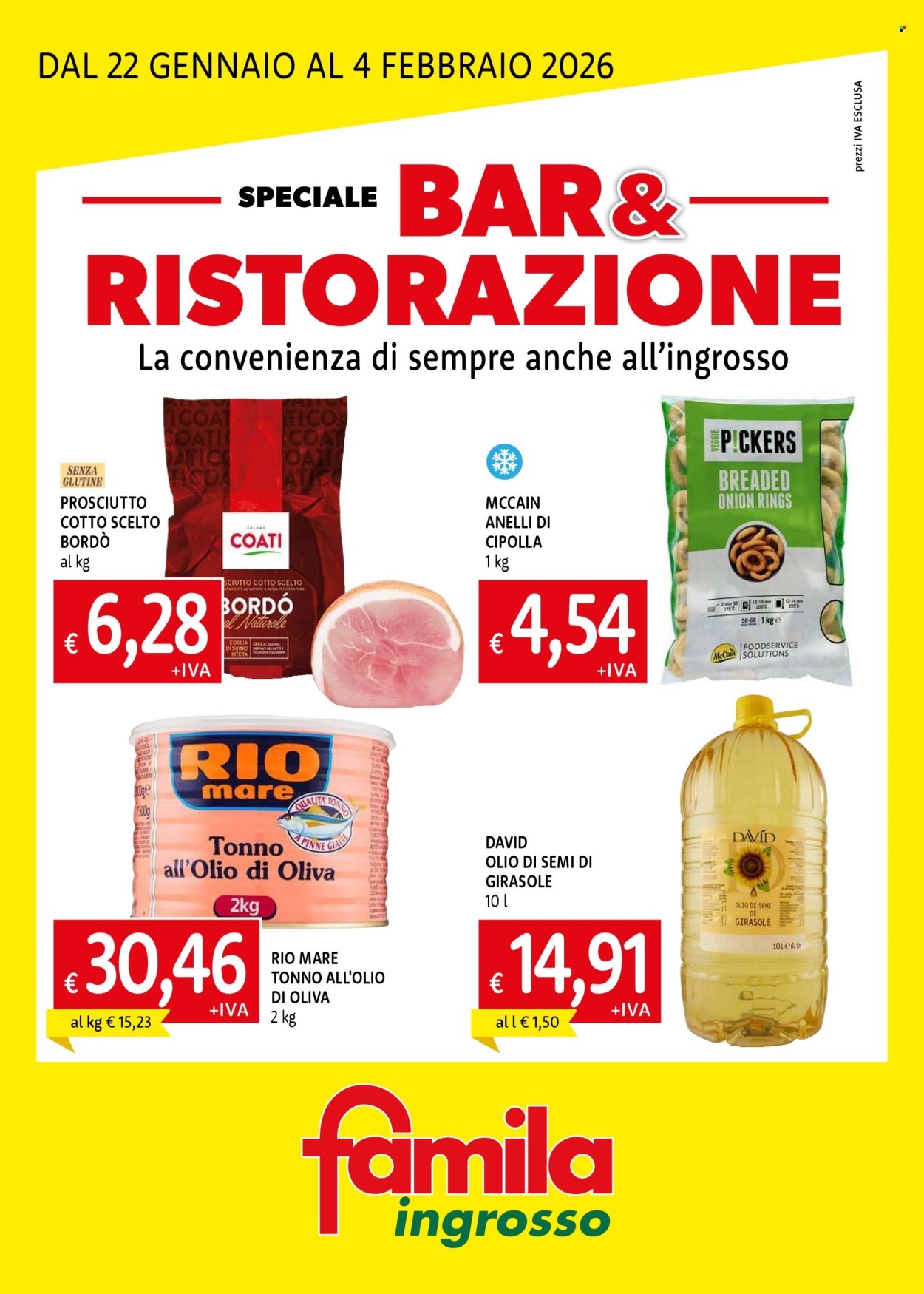 Volantino Famila - 22/1/2026 - 4/2/2026. Pagina 1