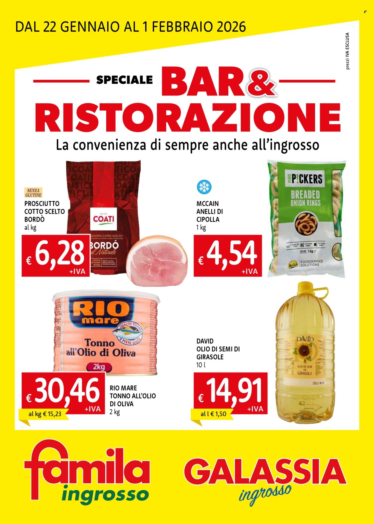 Volantino Famila - 22/1/2026 - 1/2/2026. Pagina 1