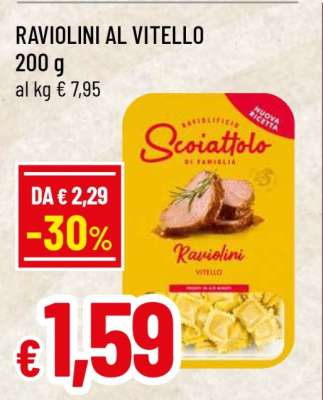 Raviolini al vitello