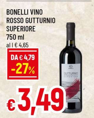 BONELLI VINO ROSSO GUTTURNIO SUPERIORE
