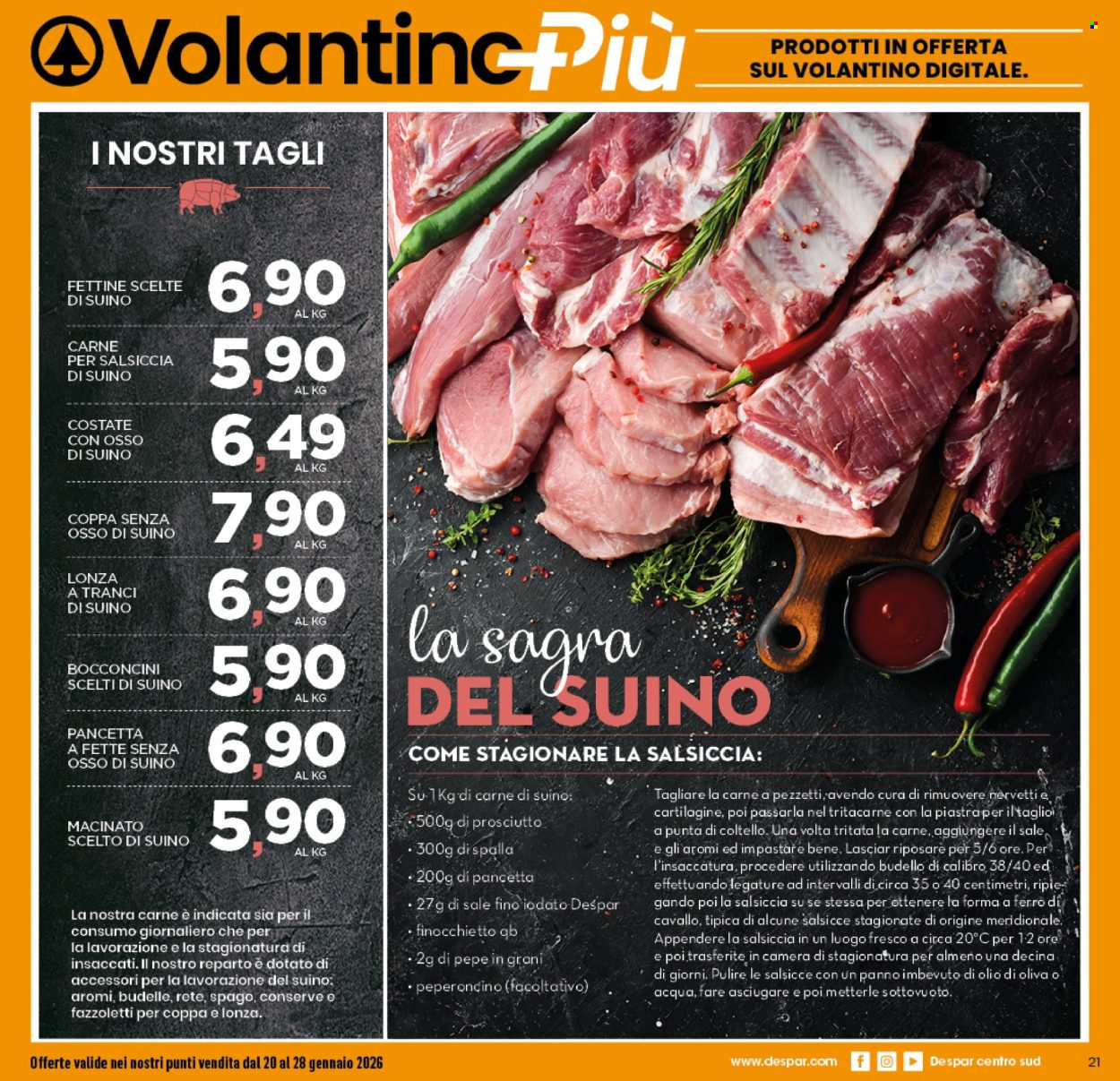 Volantino Despar - 20/1/2026 - 28/1/2026. Pagina 21