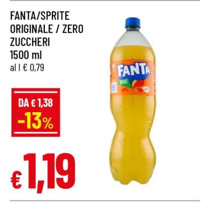 Fanta/Sprite Originale / Zero Zuccheri