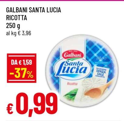 GALBANI SANTA LUCIA RICOTTA