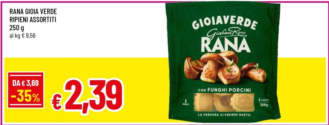 RANA GIOIA VERDE RIPIENI ASSORTITI
