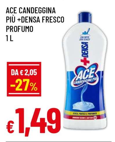 ACE CANDEGGINA PIÙ +DENSA FRESCO PROFUMO
