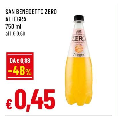 SAN BENEDETTO ZERO ALLEGRA