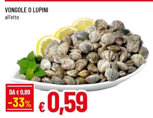 VONGOLE O LUPINI