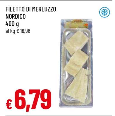 FILETTO DI MERLUZZO NORDICO