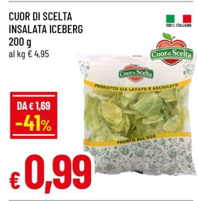 Cuor di Scelta Insalata Iceberg
