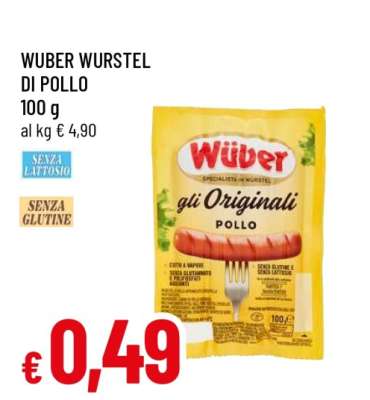 Wuber Wurstel di Pollo