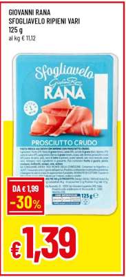 GIOVANNI RANA SFOGLIAVELO RIPIENI VARI