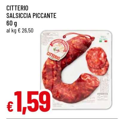 CITTERIO SALSICCIA PICCANTE