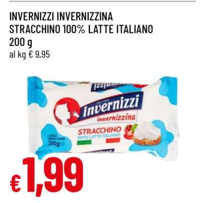 INVERNIZZI INVERNIZZINA STRACCHINO 100% LATTE ITALIANO