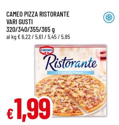 CAMEO PIZZA RISTORANTE VARI GUSTI