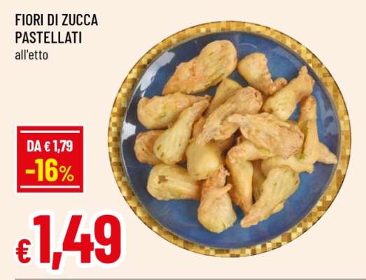 FIORI DI ZUCCA PASTELLATI