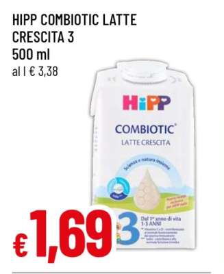 HIPP COMBIOTIC LATTE CRESCITA 3
