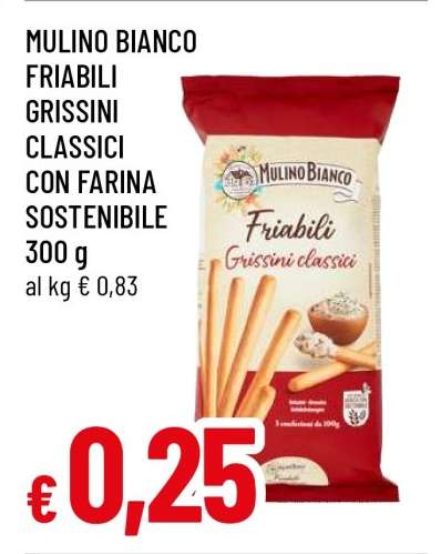 MULINO BIANCO Friabili grissini classici