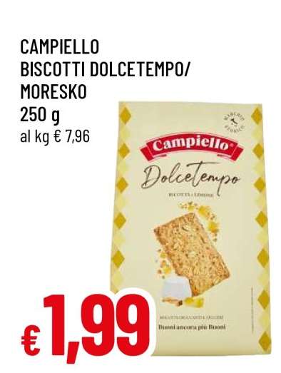 CAMPIELLO BISCOTTI DOLCETEMPO/MORESKO