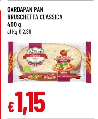 GARDAPAN PAN BRUSCHETTA CLASSICA