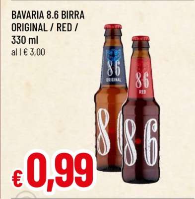BAVARIA 8.6 BIRRA ORIGINAL / RED