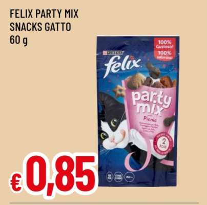 FELIX PARTY MIX SNACKS GATTO