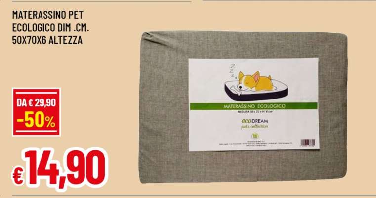 MATERASSINO PET ECOLOGICO