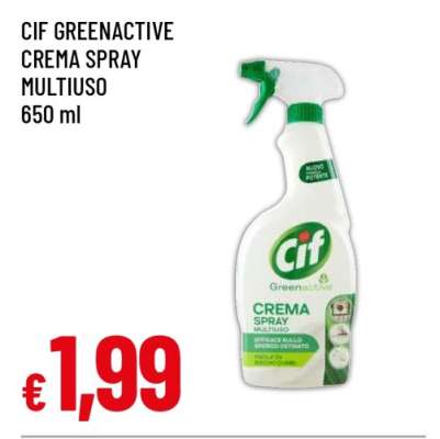 CIF GREENACTIVE CREMA SPRAY MULTIUSO