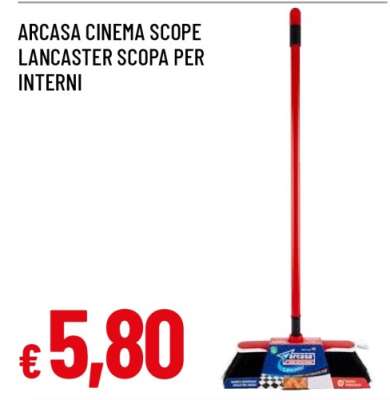 ARCASA CINEMA SCOPE LANCASTER SCOPA PER INTERNI