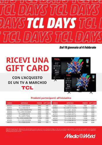 Volantino MediaWorld - 19/1/2026 - 4/2/2026.