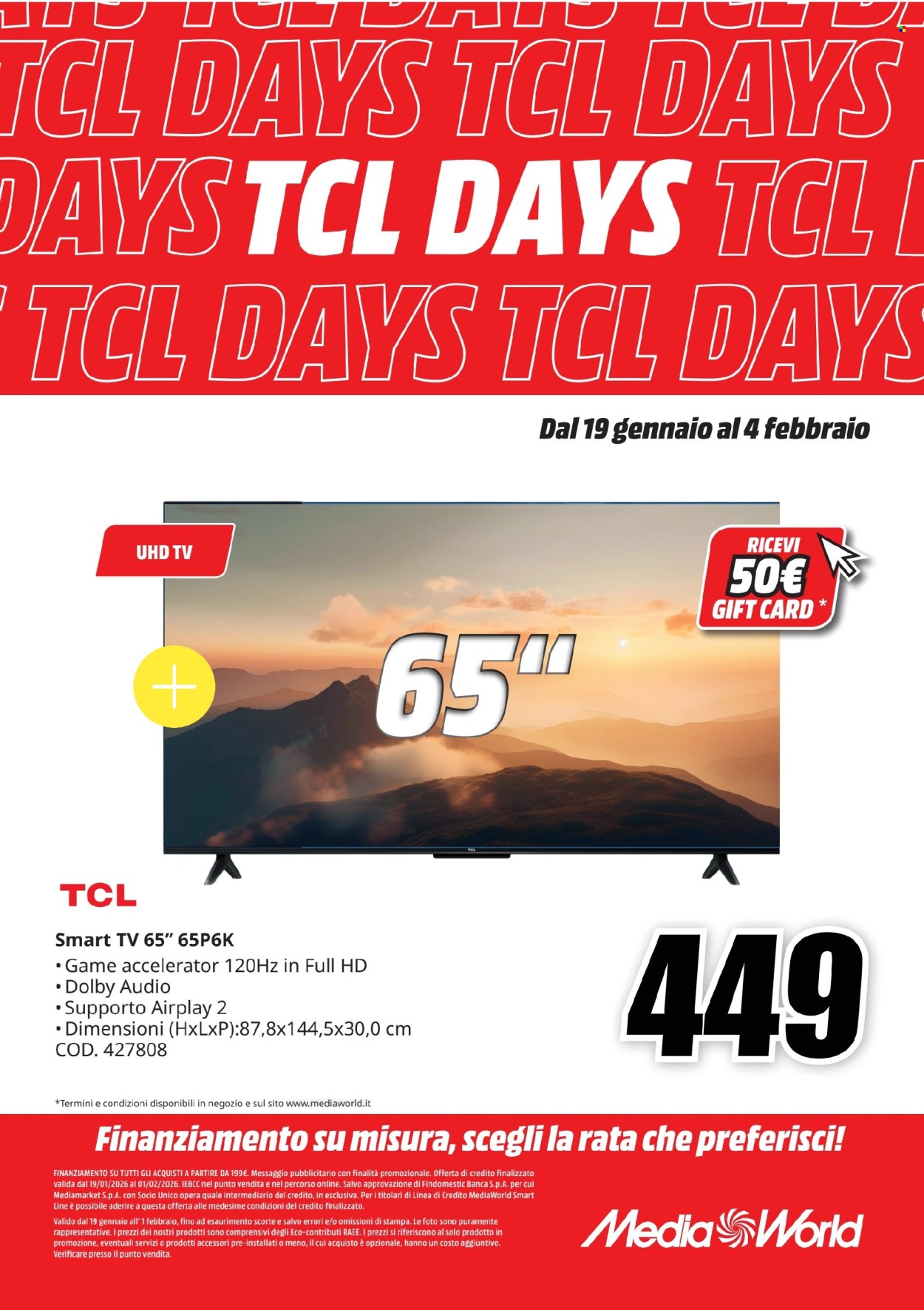 Volantino MediaWorld - 19/1/2026 - 4/2/2026. Pagina 2