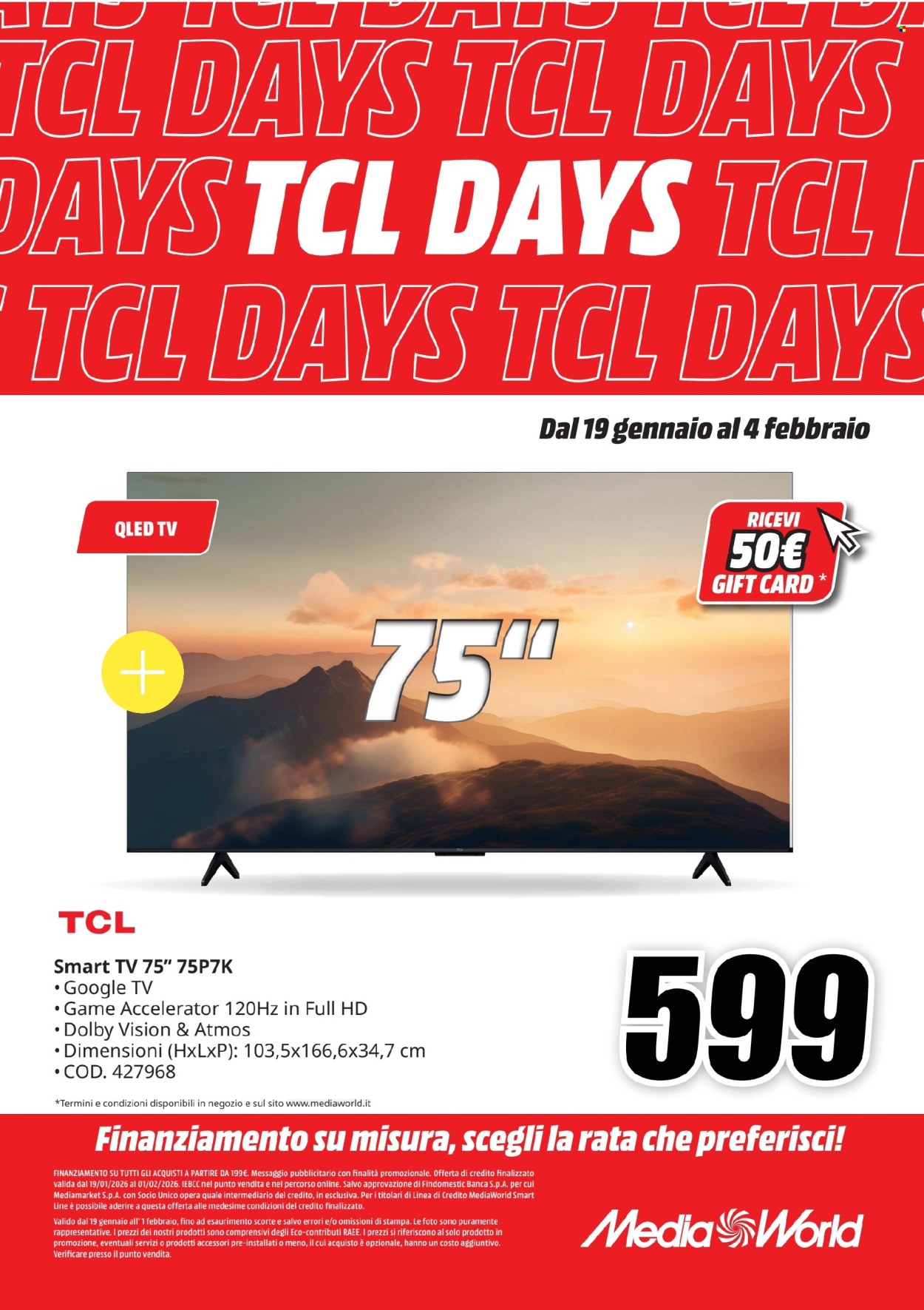 Volantino MediaWorld - 19/1/2026 - 4/2/2026. Pagina 3