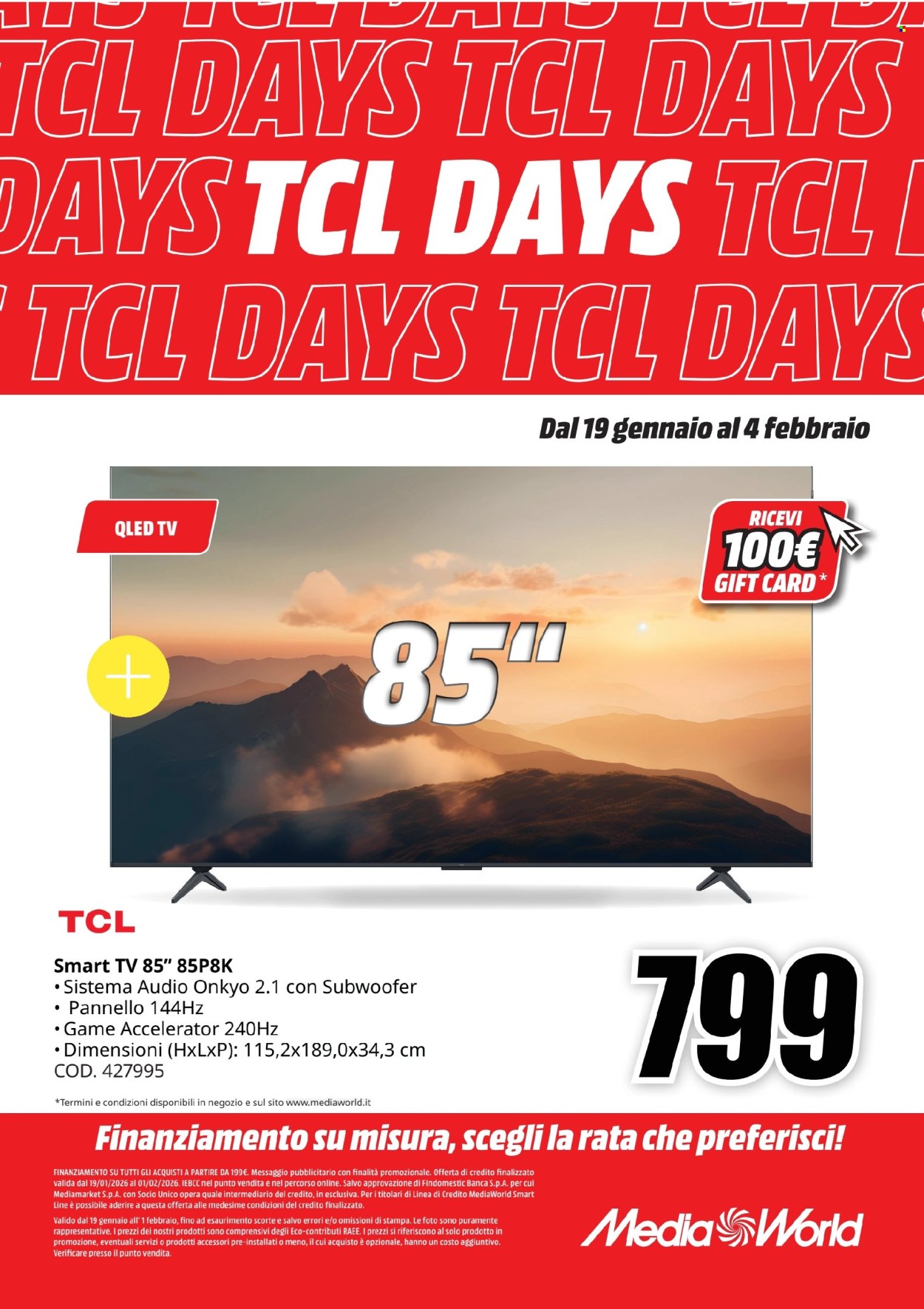 Volantino MediaWorld - 19/1/2026 - 4/2/2026. Pagina 4