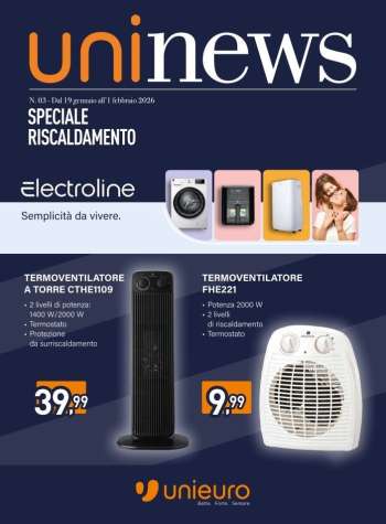Volantino Unieuro - 19/1/2026 - 1/2/2026.