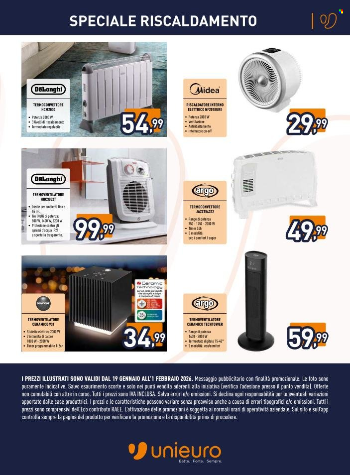 Volantino Unieuro - 19/1/2026 - 1/2/2026. Pagina 7