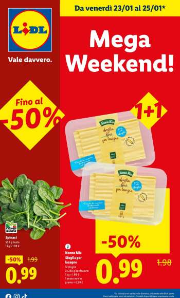 Volantino Lidl - 23/1/2026 - 25/1/2026.