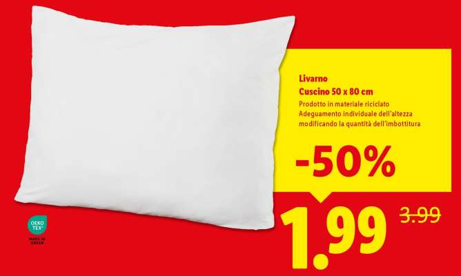 Livarno Cuscino 50 x 80 cm
