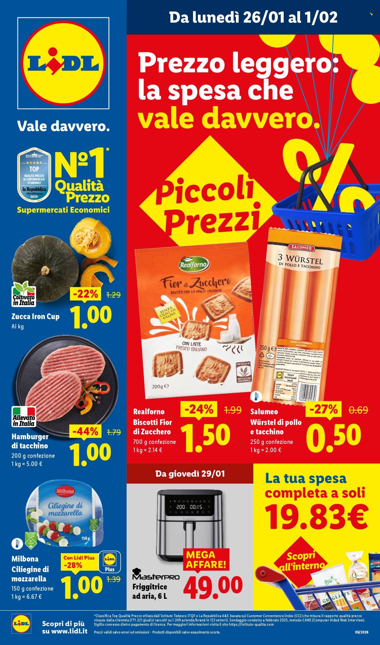 Volantino Lidl - 26/1/2026 - 1/2/2026. Pagina 1
