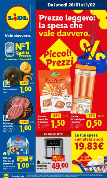 Volantino Lidl - 26/1/2026 - 1/2/2026.