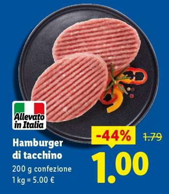 Hamburger Di Tacchino