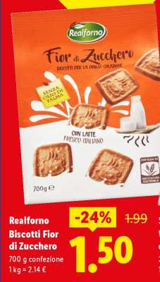 Realforno Biscotti fior di zucchero
