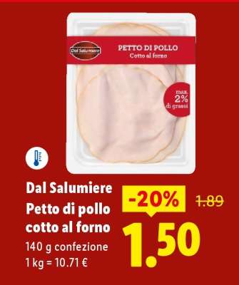 Dal Salumiere Petto di pollo cotto al forno